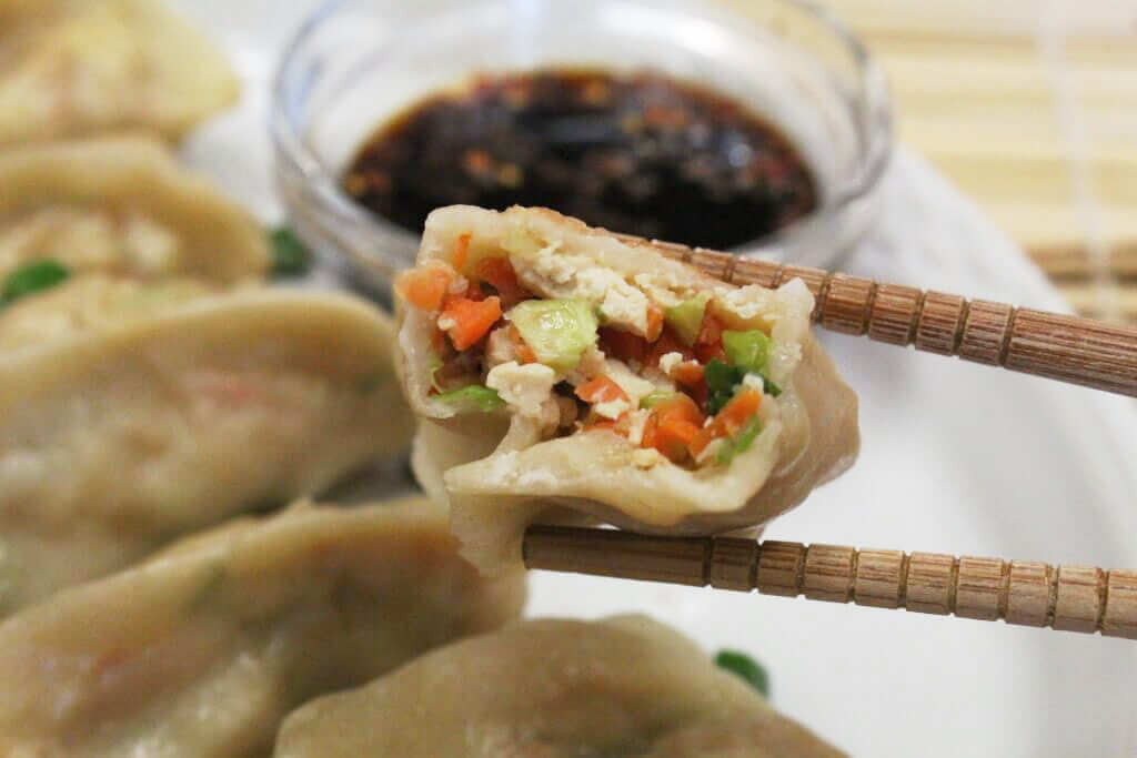 Healthy Vegetarian Dumplings
 Ve arian Dumplings