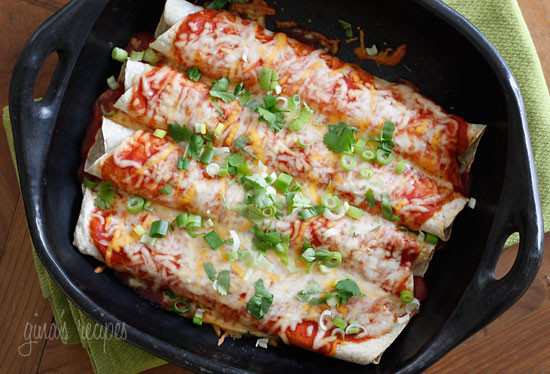 Healthy Vegetarian Enchiladas
 15 Light and Healthy Ve arian Recipes
