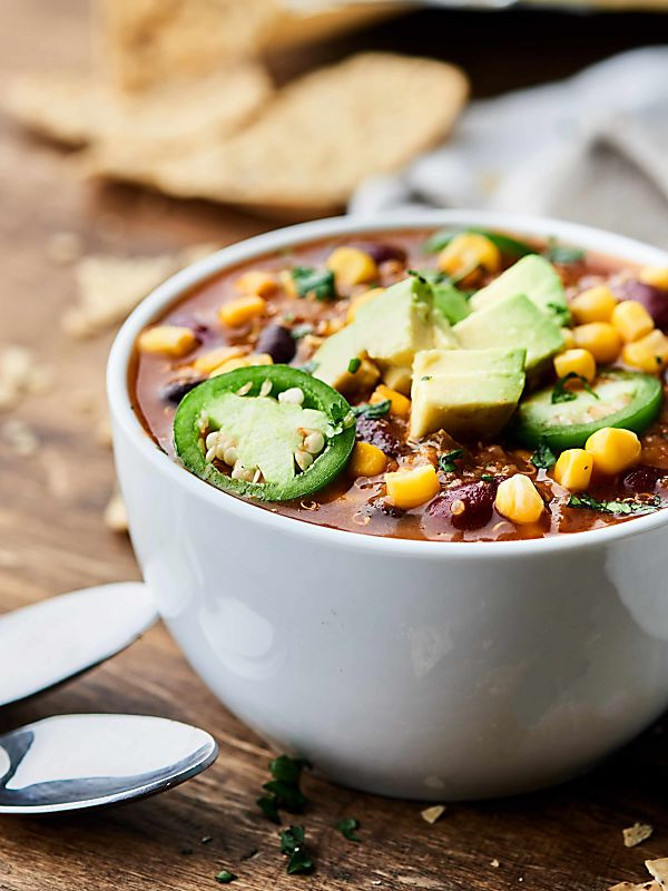Healthy Vegetarian Instant Pot Recipes
 Instant Pot Ve arian Chili Recipe Ready in 30 Mins