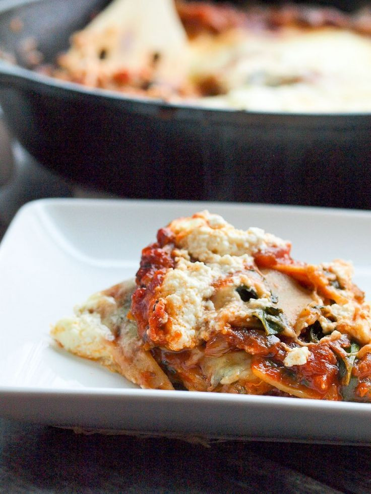 Healthy Vegetarian Lasagna
 You can wel e lasagna to your weeknight dinner table