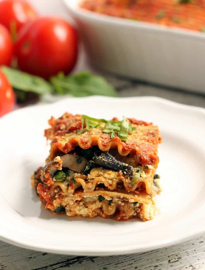 Healthy Vegetarian Lasagna
 The Best Easy Vegan Lasagna