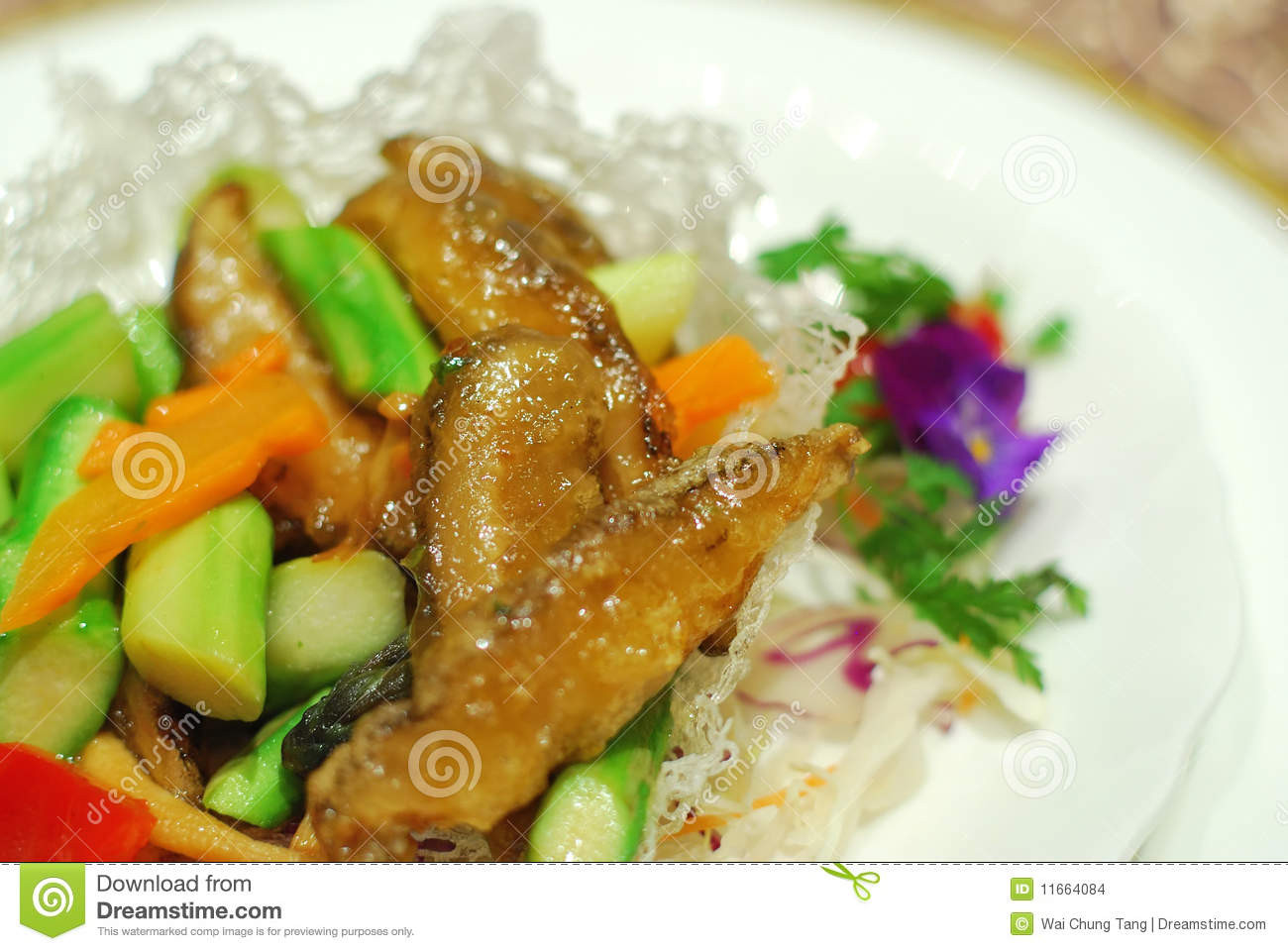 Healthy Vegetarian Main Dishes
 Healthy Chinese Ve arian Main Dish Stock Image