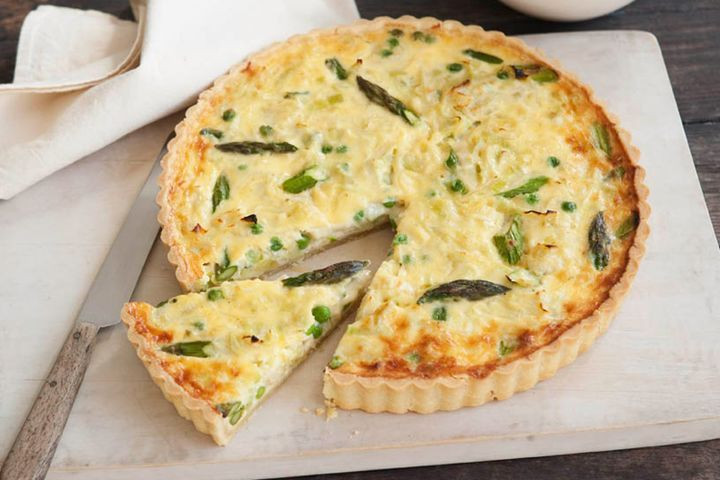 Healthy Vegetarian Quiche
 Spring ve able quiche