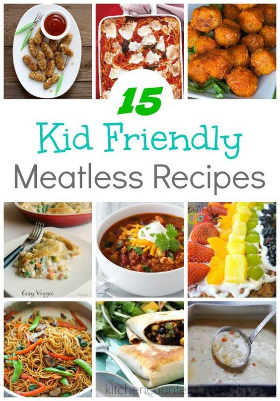 Healthy Vegetarian Recipes For Kids
 15 Kid Friendly Meatless Recipes