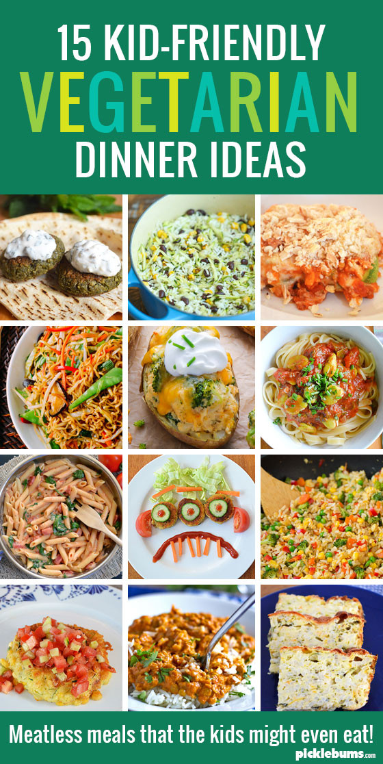 Healthy Vegetarian Recipes For Kids
 15 Kid Friendly Ve arian Dinners Picklebums