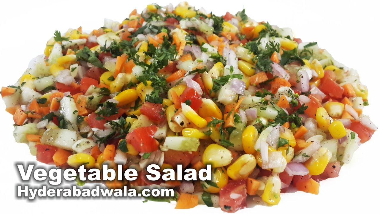 Healthy Vegetarian Salad Recipes
 Healthy Ve able Salad Recipe Video How to Make Healthy