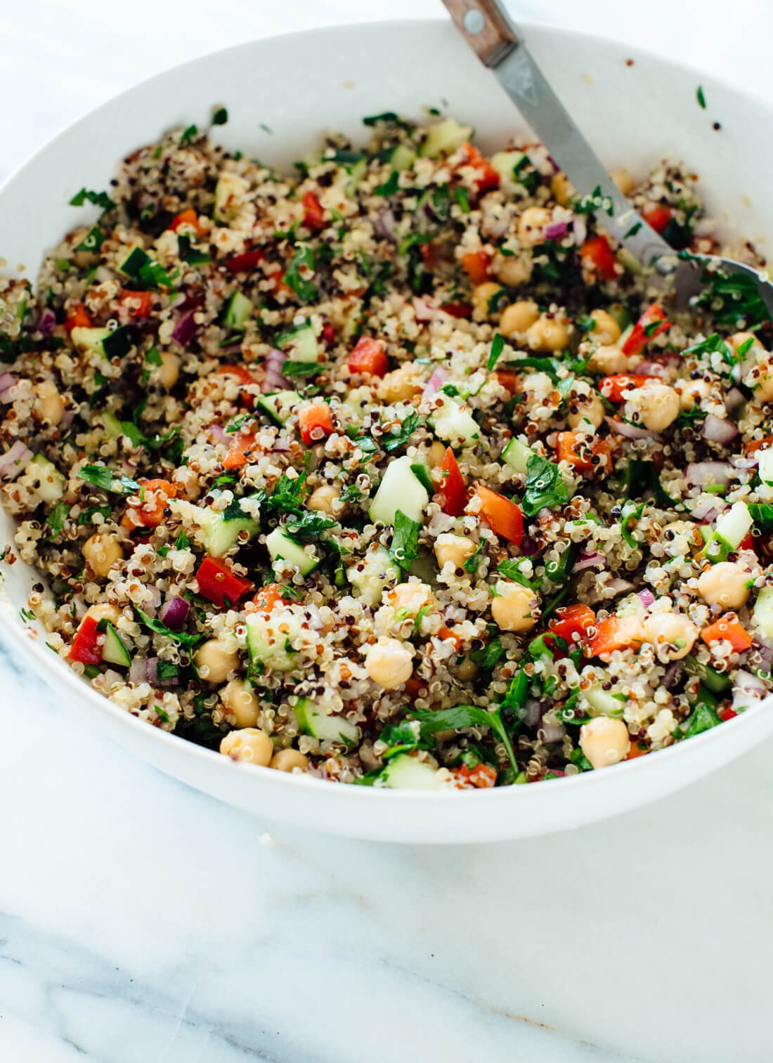 Healthy Vegetarian Salad Recipes
 Favorite Quinoa Salad Recipe Cookie and Kate