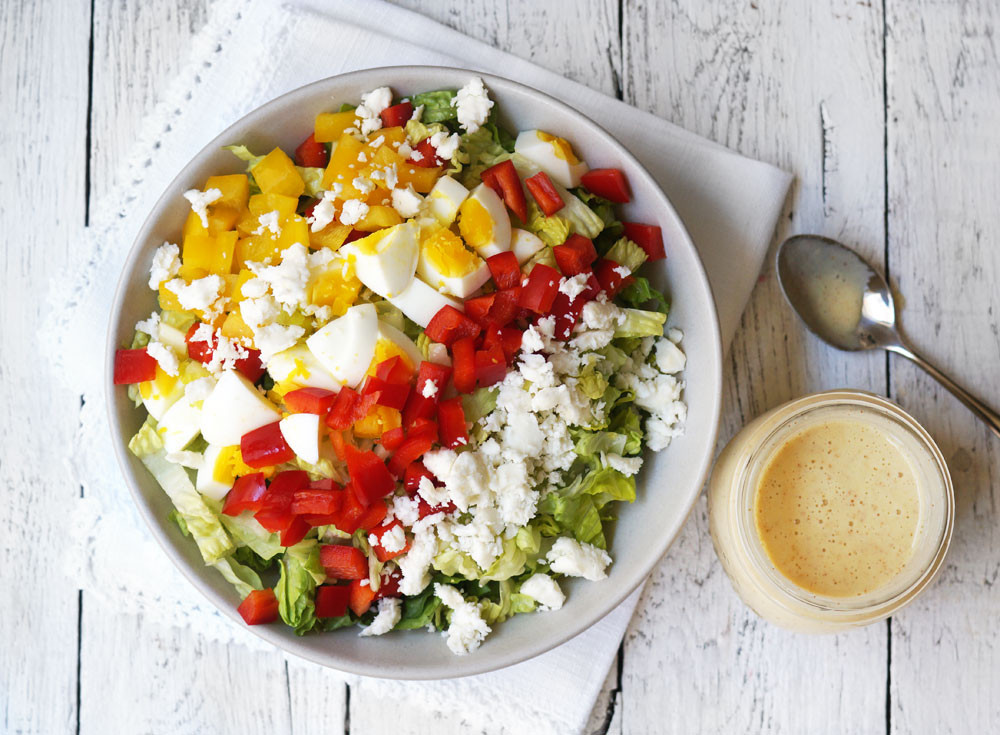 Healthy Vegetarian Salads
 Ve arian Cobb Salad