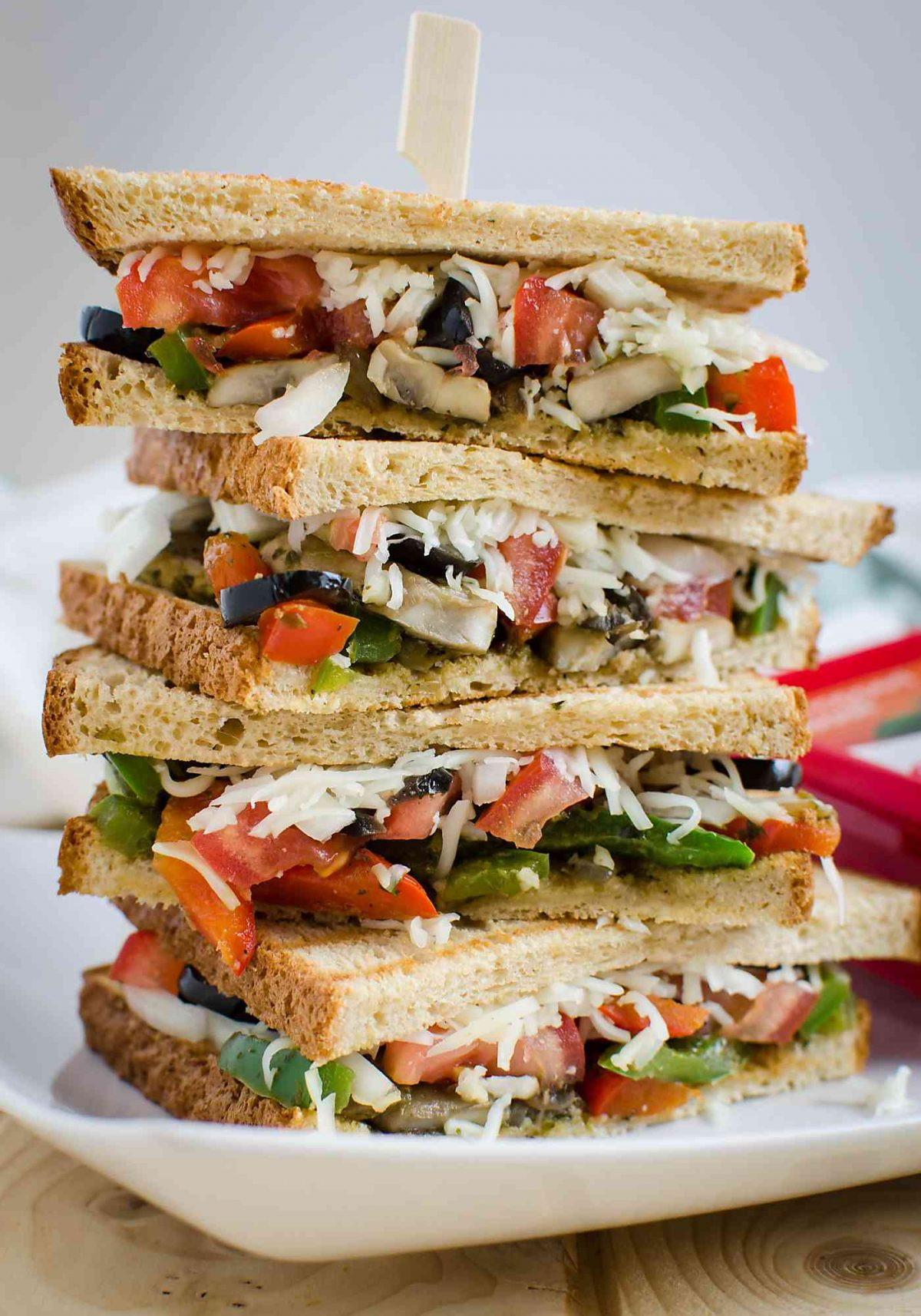 Healthy Vegetarian Sandwich Recipes
 15 min Easy and Healthy Italian Flavored Veggie Sandwich