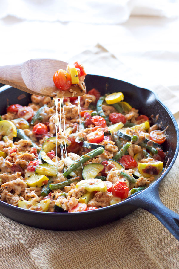 Healthy Veggie Dinners
 Turkey and Ve able Skillet Recipe Runner