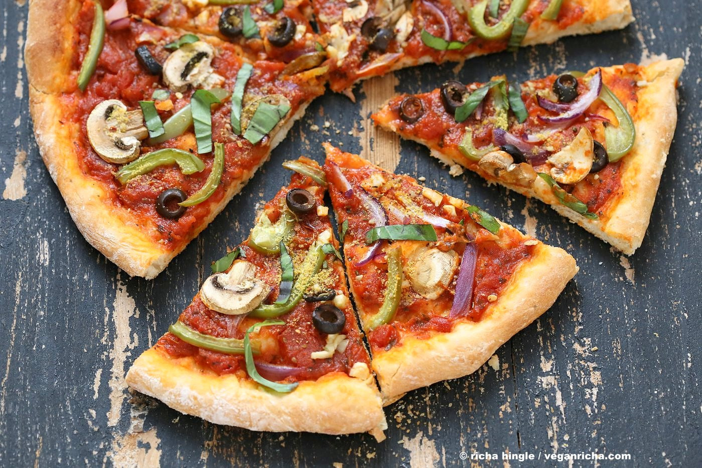Healthy Veggie Pizza Recipe
 Easy Veggie Vegan Pizza with 20 minute Crust Vegan Richa