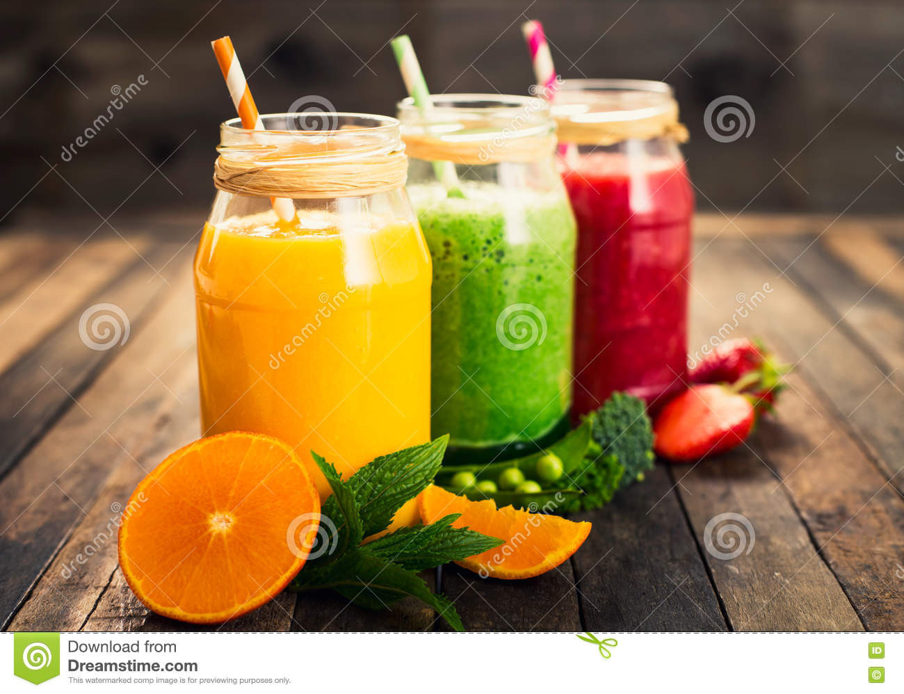 Healthy Veggie Smoothies
 Healthy Fruit And Ve able Smoothies Stock Image Image
