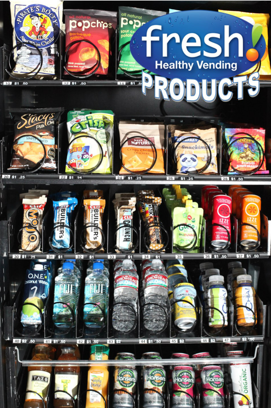 Healthy Vending Machine Snacks
 Progressive Products Now fered in Northeast Ohio by