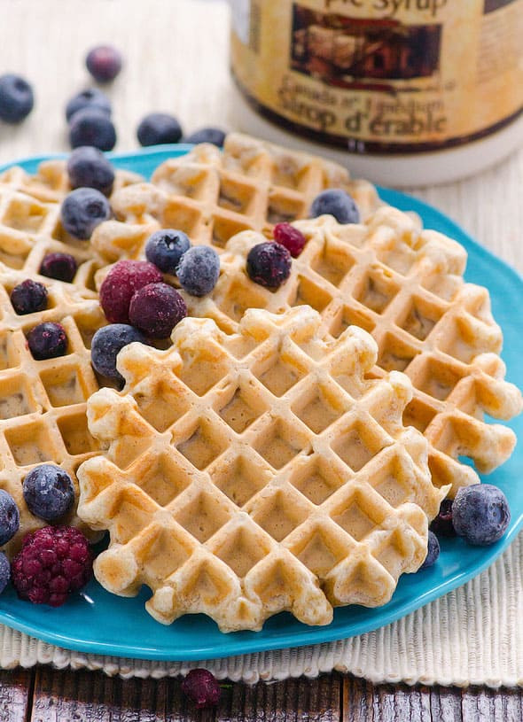 Healthy Waffles Recipe
 Healthy Waffle Recipe iFOODreal Healthy Family Recipes