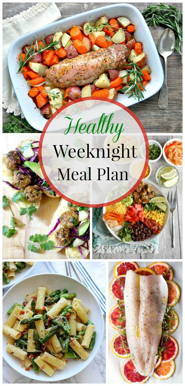 Healthy Weekday Lunches
 Healthy Weeknight Meal Plan 17