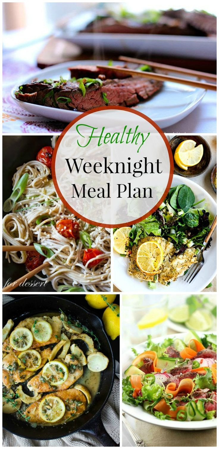 Healthy Weekday Lunches
 Healthy Weeknight Meal Plan 19