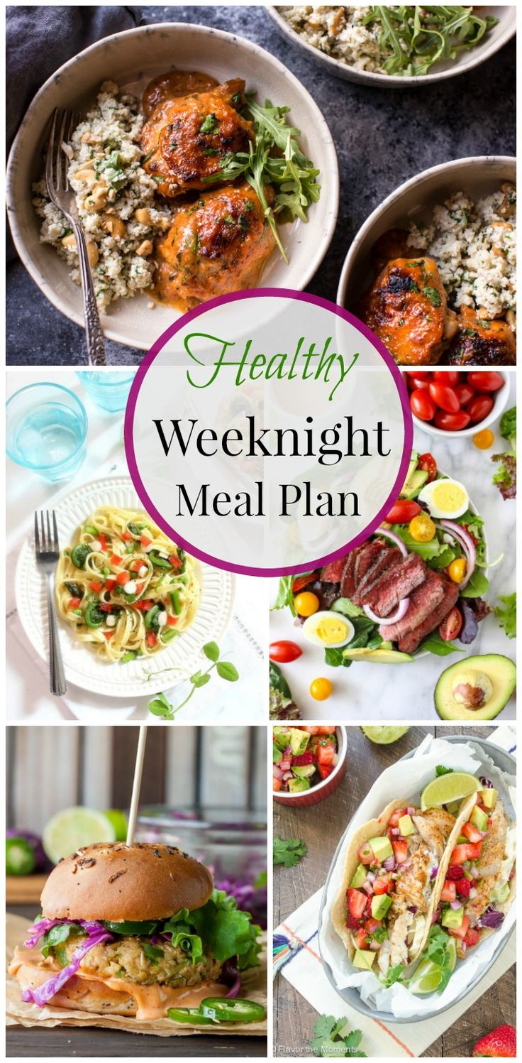 Healthy Weekday Lunches
 Healthy Weeknight Meal Plan 20