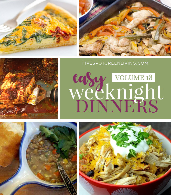 Healthy Weeknight Dinners For Families
 Easy Weeknight Dinners Meal Plan Volume 18 Five Spot