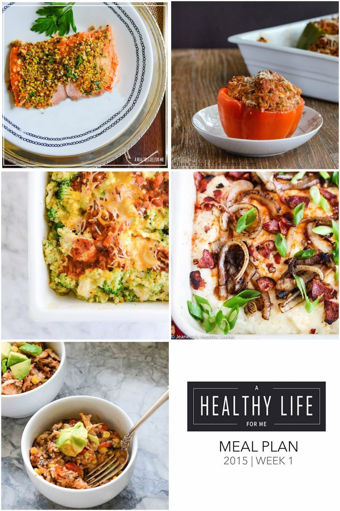 Healthy Weeknight Dinners For Families
 Weekly Meal Plan Week 1 A Healthy Life For Me