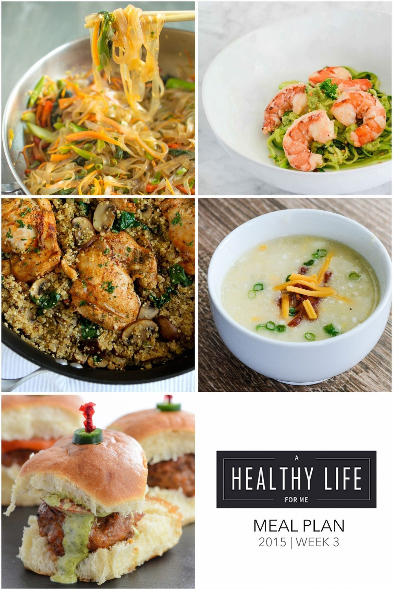 Healthy Weeknight Dinners For Families
 Weekly Meal Plan Week 3 A Healthy Life For Me