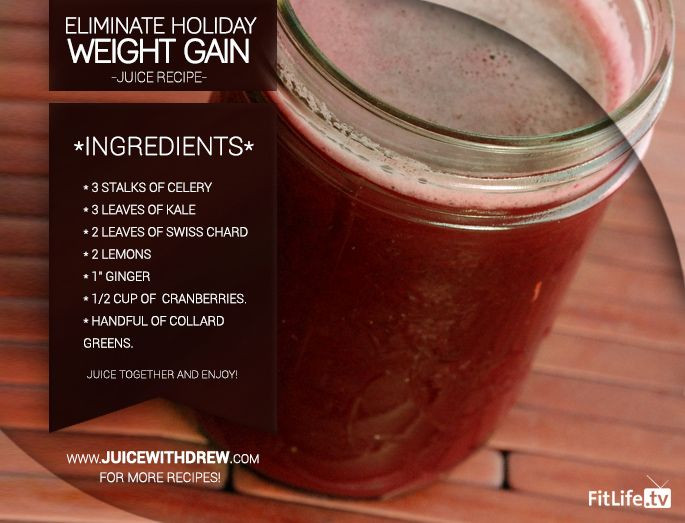 Healthy Weight Gain Smoothies
 Eliminate Holiday Weight Gain