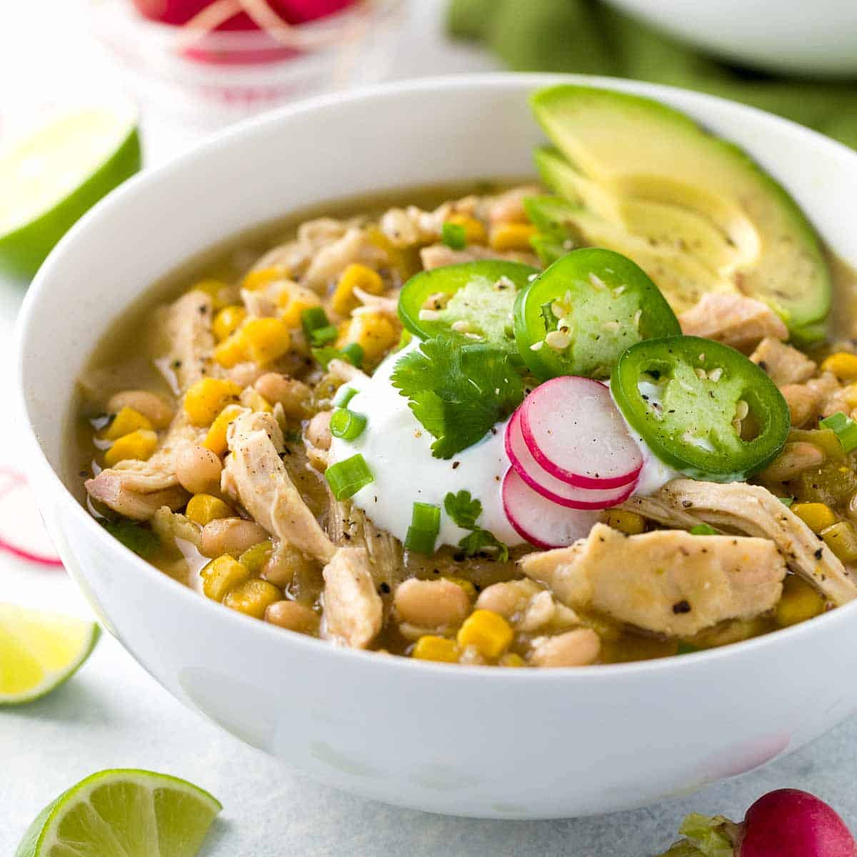 Healthy White Bean Chicken Chili
 healthy white bean chili recipe