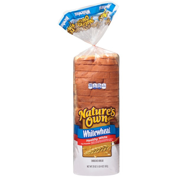 Healthy White Bread
 Nature s Own Whitewheat Healthy White Bread from Safeway