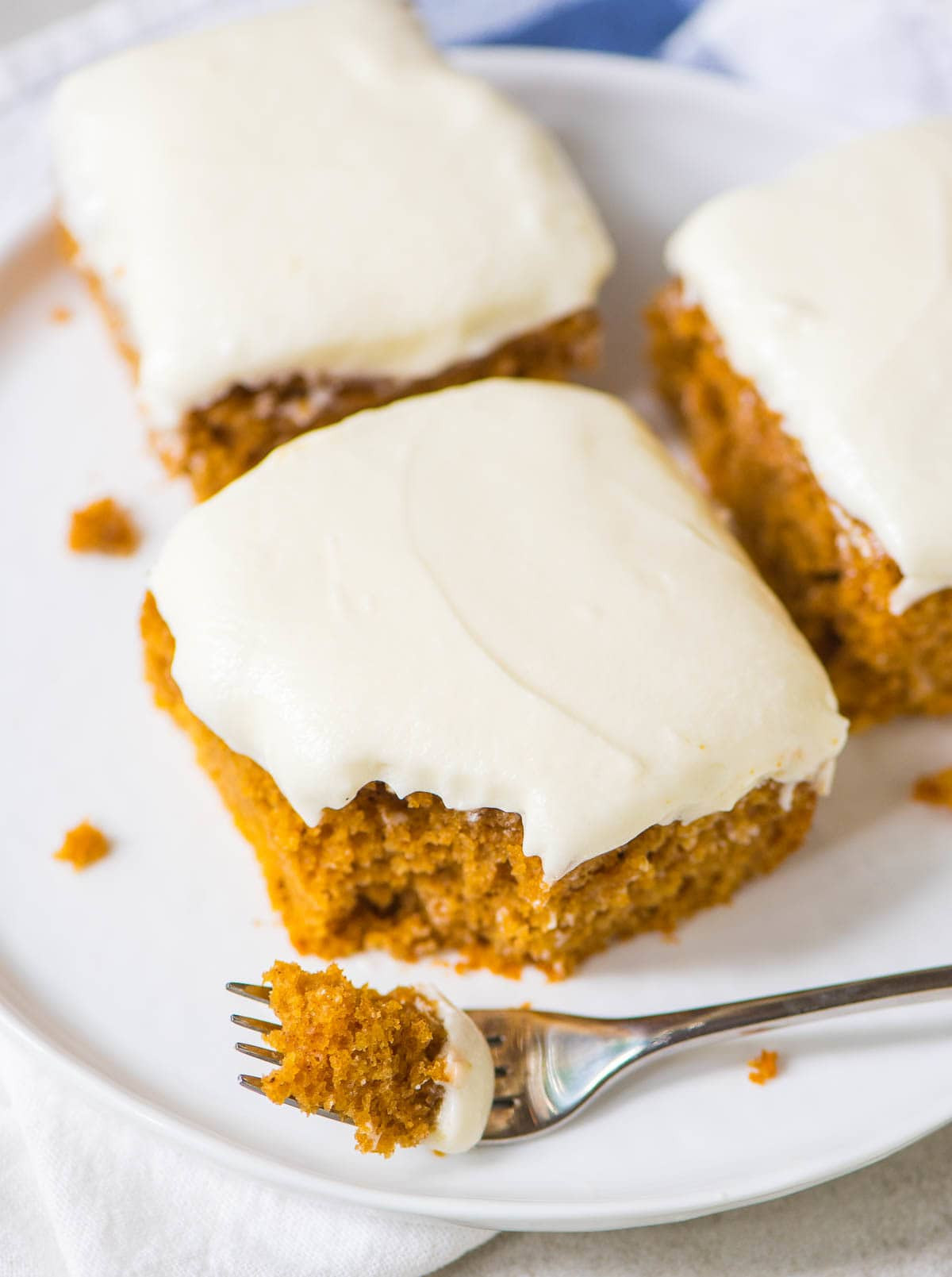 Healthy White Cake Recipe
 Pumpkin Sheet Cake with Fluffy Cream Cheese Frosting