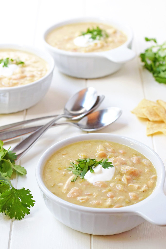 Healthy White Chicken Chili Slow Cooker
 Slow Cooker White Chicken Chili