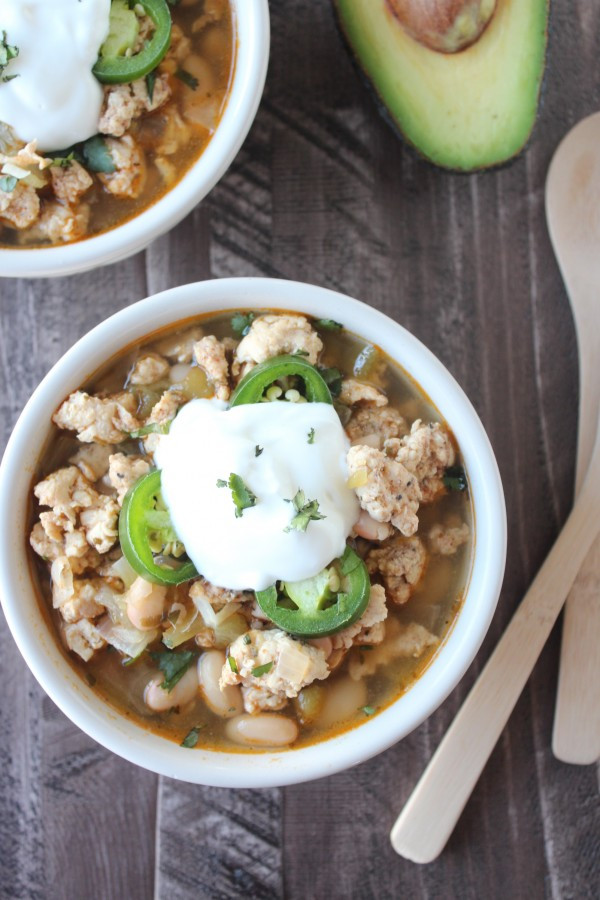 Healthy White Chicken Chili Slow Cooker
 Slow Cooked White Chicken Chili