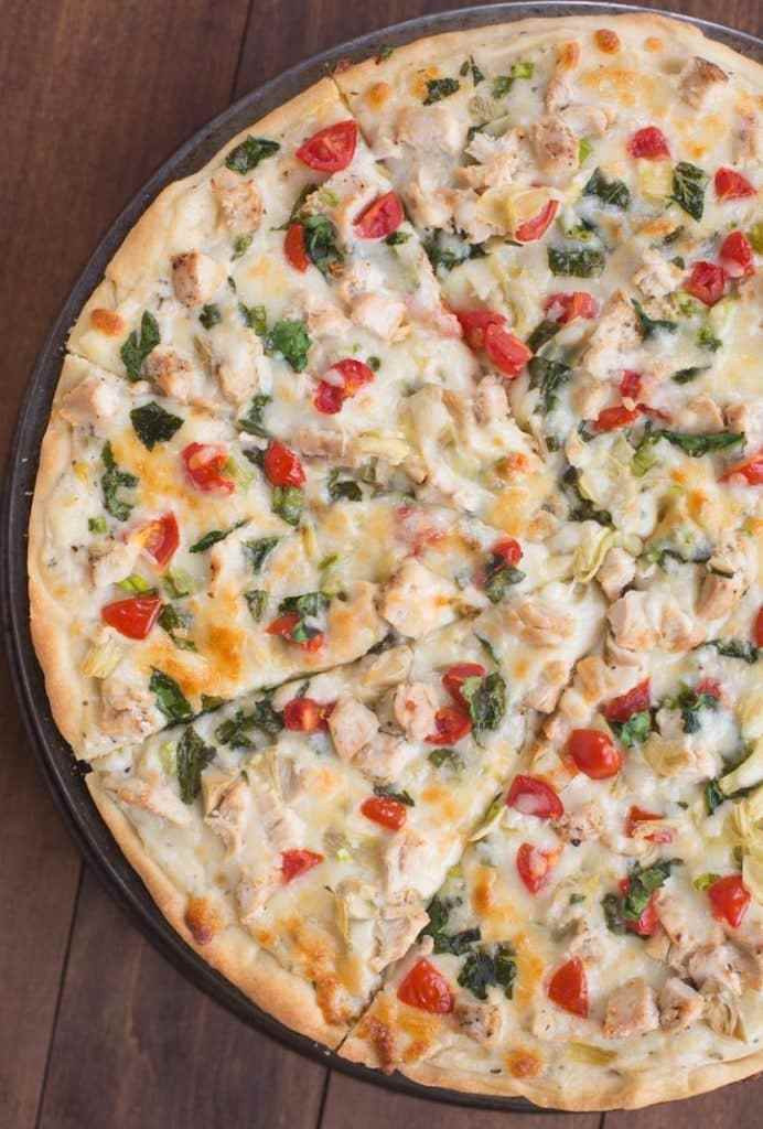 Healthy White Pizza Sauce
 30 Days of Healthy Chicken Dinner Recipes • Rose Clearfield