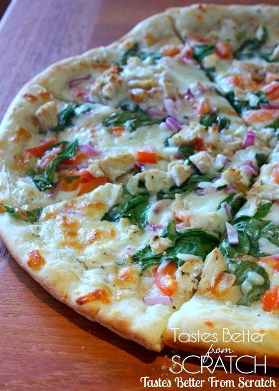 Healthy White Pizza Sauce
 100 Veggie Pizza Recipes on Pinterest