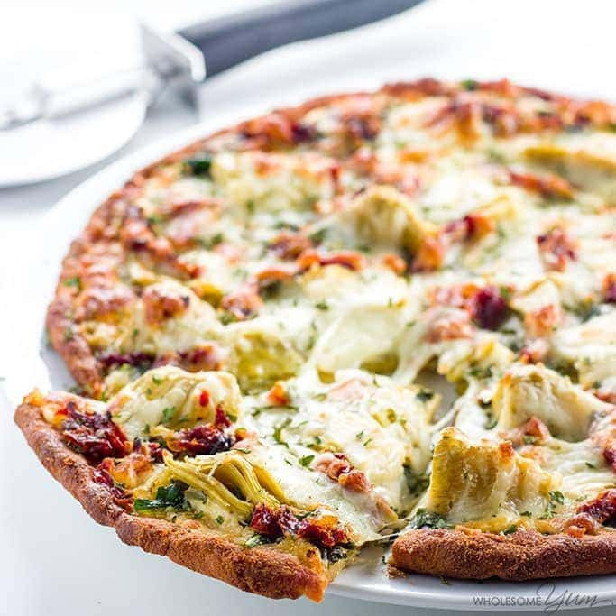 Healthy White Pizza Sauce
 Artichoke Pizza Recipe with Spinach Sun Dried Tomatoes