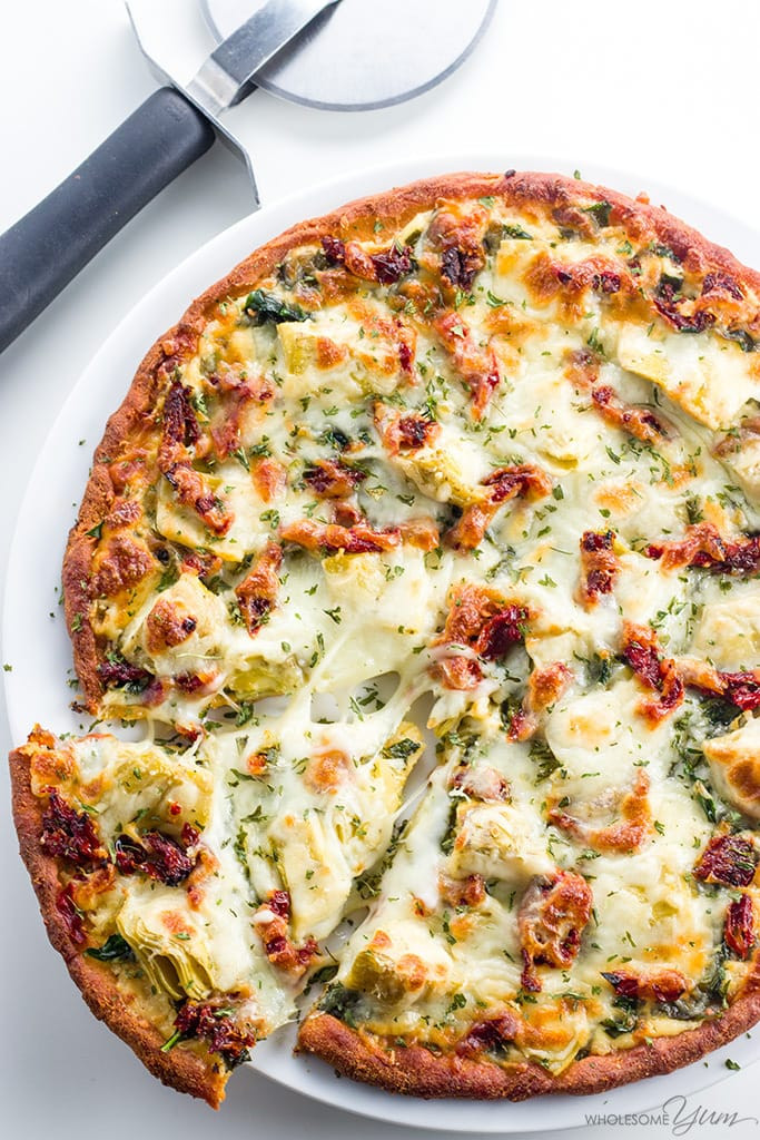 Healthy White Pizza Sauce
 Artichoke Pizza Recipe with Spinach Sun Dried Tomatoes