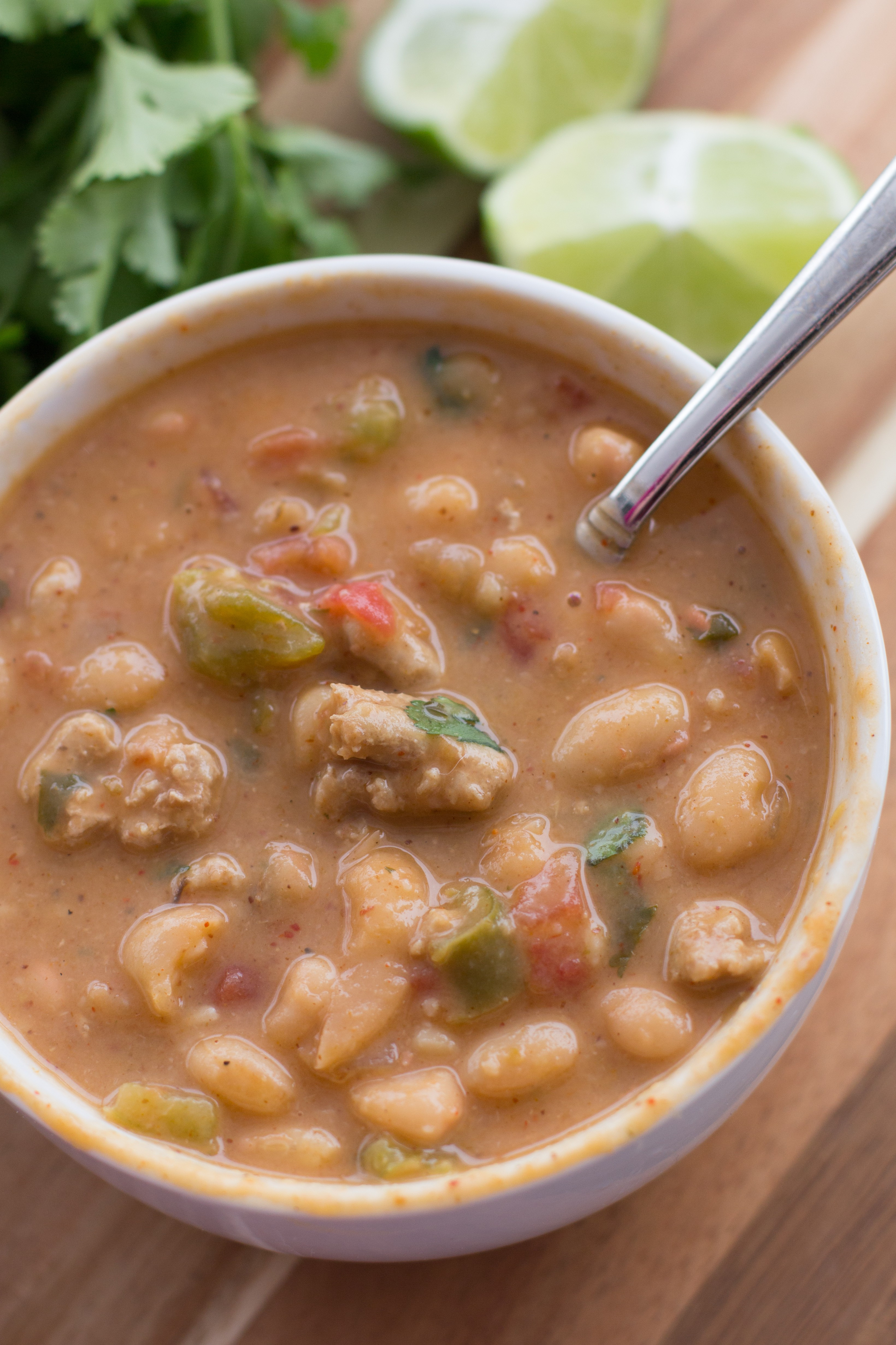 Healthy White Turkey Chili
 Skinny White Bean Turkey Chili Sugar n Spice Gals