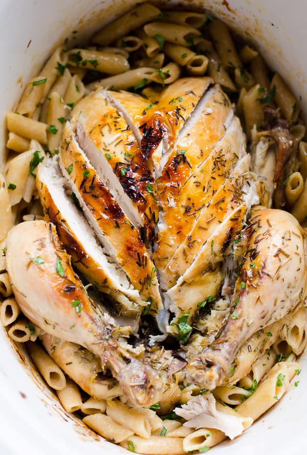 Healthy Whole Chicken Recipes
 Slow Cooker Whole Chicken and Pasta iFOODreal Healthy