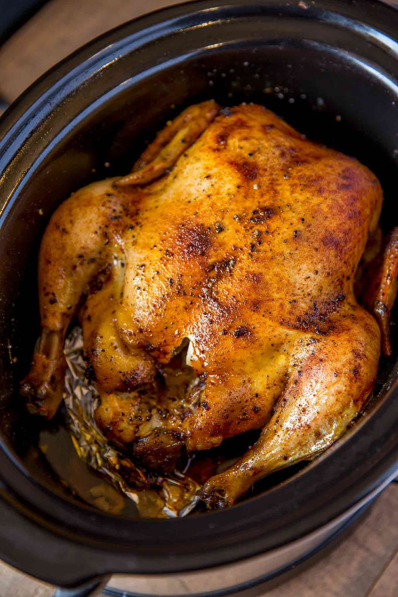 Healthy Whole Chicken Recipes
 Slow Cooker Rotisserie Chicken Dinner then Dessert