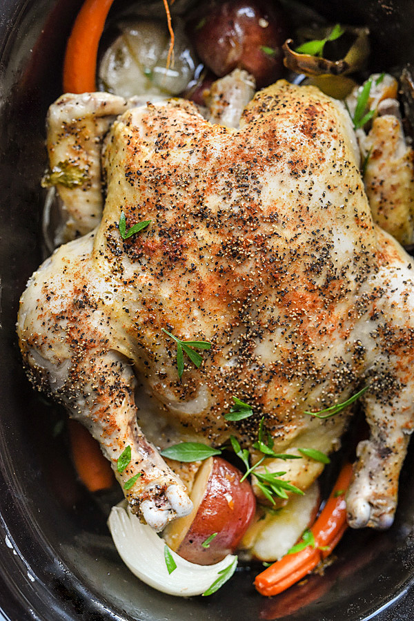 Healthy Whole Chicken Recipes
 Slow Cooker Whole Chicken