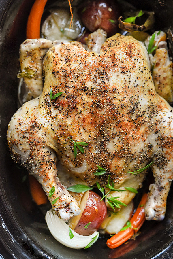 Healthy whole Chicken Recipes the Best Slow Cooker whole Chicken