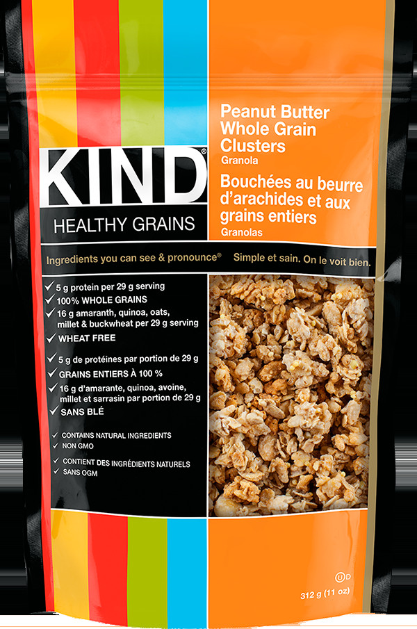 Healthy Whole Grain Snacks
 Kind Snacks Healthy Grains Peanut Butter Whole Grain