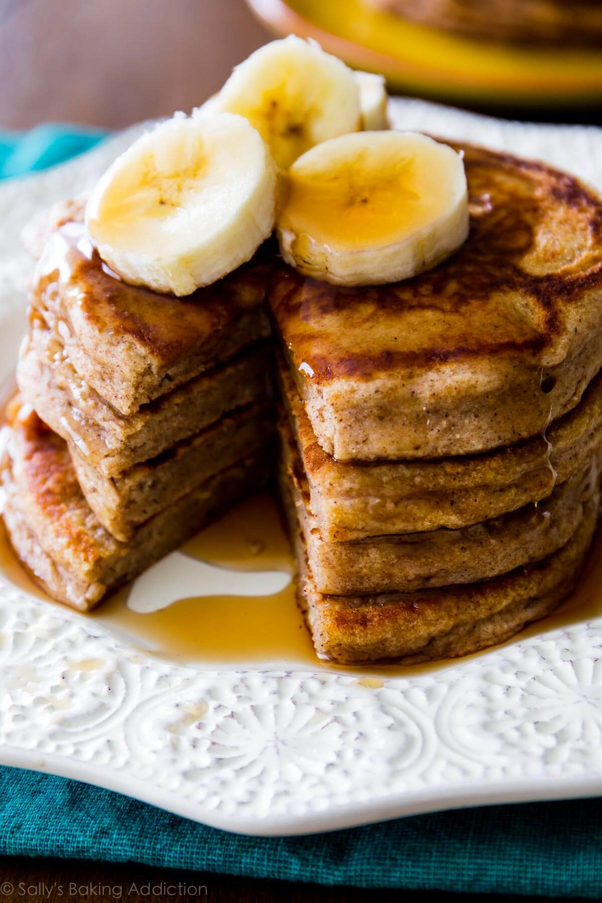 Healthy Whole Wheat Pancakes
 Whole Wheat Banana Pancakes Sallys Baking Addiction