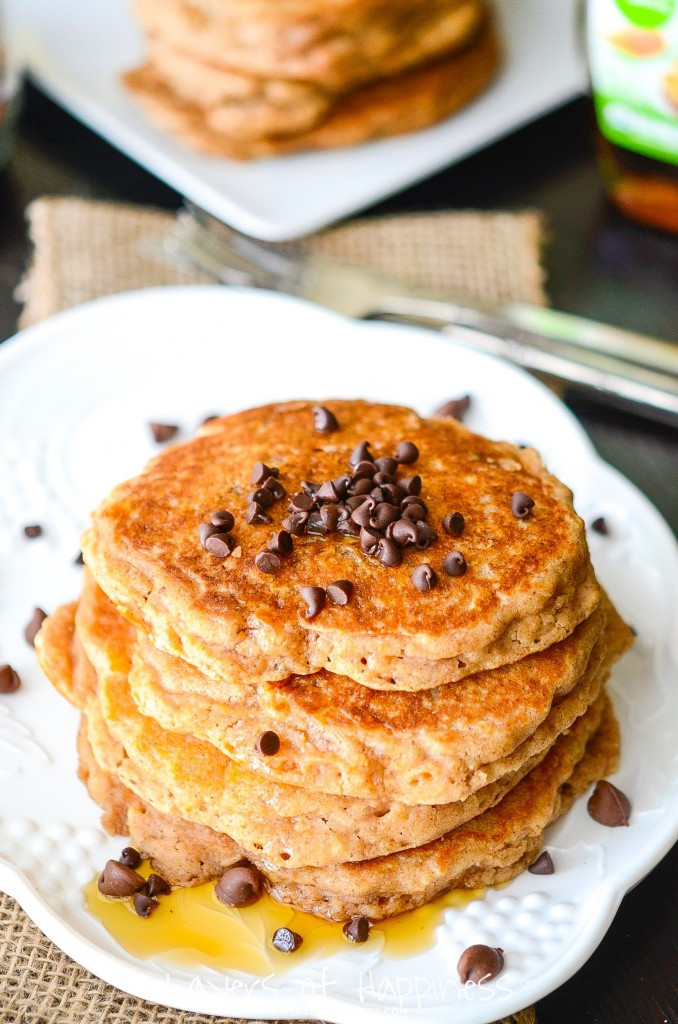 Healthy Whole Wheat Pancakes
 Healthy Whole Wheat Oatmeal Pancakes Layers of Happiness