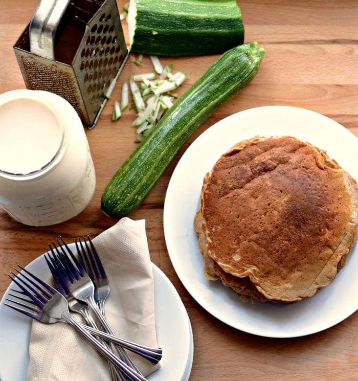 Healthy Whole Wheat Zucchini Bread
 Healthy Whole Grain Zucchini Bread Pancakes — Bless this Mess