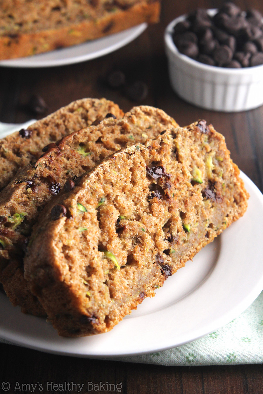 Healthy Whole Wheat Zucchini Bread
 whole wheat chocolate chip zucchini bread