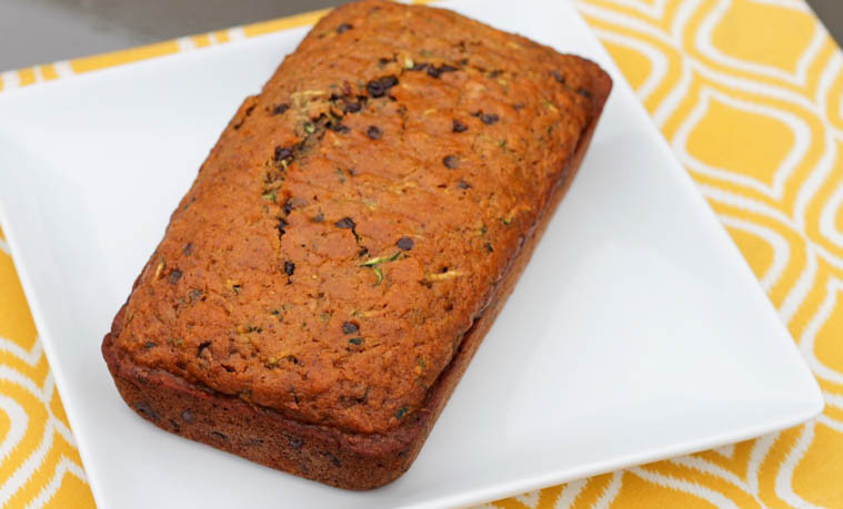 Healthy Whole Wheat Zucchini Bread
 Healthy Whole Wheat Zucchini Bread with Chocolate Chips