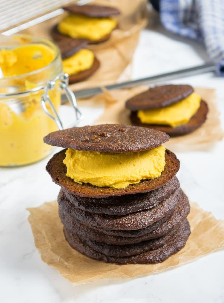 Healthy Whoopie Pies
 Pumpkin Cream Filled Whoopie Pies Gluten Free Dairy Free