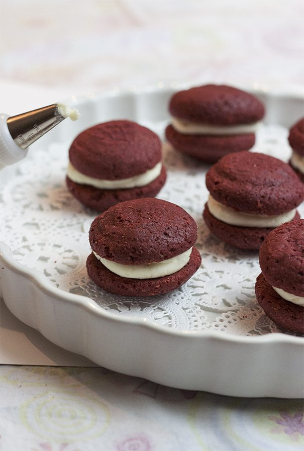 Healthy whoopie Pies the Best Healthy Red Velvet whoopie Pies with Vegan Cream Cheese