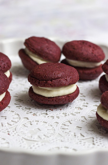 Healthy Whoopie Pies
 Natural Red Velvet Whoopie Pies