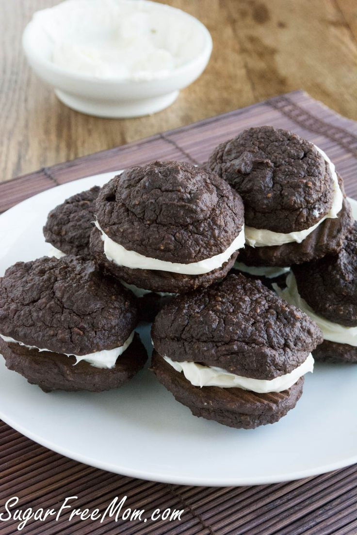 Healthy Whoopie Pies
 Sugar Free Chocolate Oatmeal Whoopie Pies