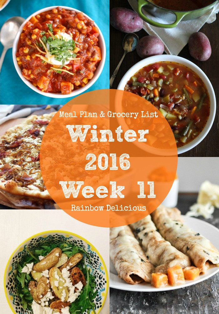 Healthy Winter Dinners
 Healthy Dinner Recipes Winter 2016 Week 11 Rainbow